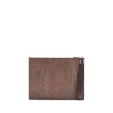Etro Multicolor Cotton Clutch Bag